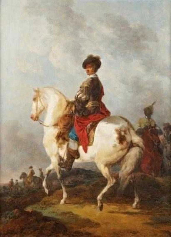 Cavaliere su cavallo bianco, 1795